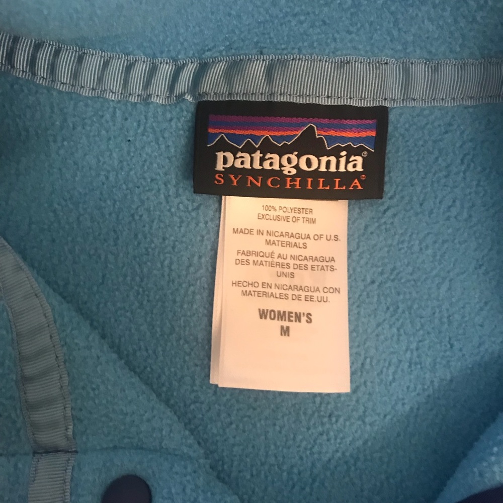 Blue Fleece Patagonia Sweater - Picture 3 of 5